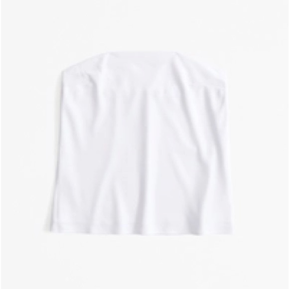 Abercrombie & Fitch White Strapless Top - Picture 2 of 5
